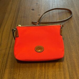 NWOT Dooney & Bourke Red Canvas Crossbody